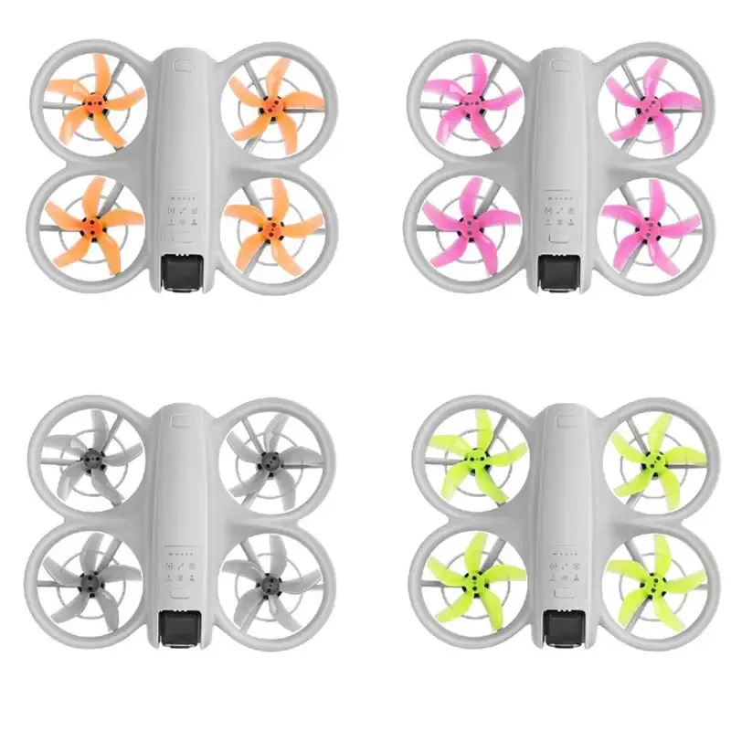 Fünf Blätter Propeller Für DJI Neo Bunte Paddel Quick Release Requisiten Paddel Geräuscharmen Propeller Für DJI Neo Drone Zubehör