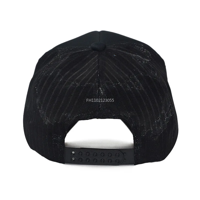 New Trucker Hat Hip Hop Curved Baseball Caps for Men and Women Outdoor Summer Meshed Snapback Hat High Top Baseball Cap