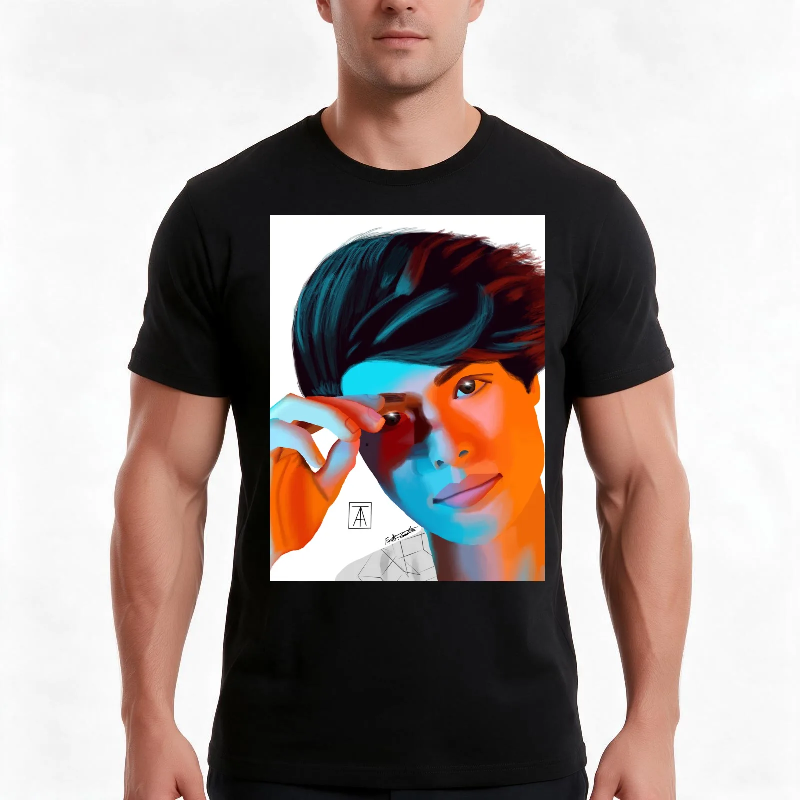Alex Stokes T-Shirt Summer Casual Cotton Tee Oversized Streetwear Tops Vintage Graphic Print Loose Fit Short Sleeve