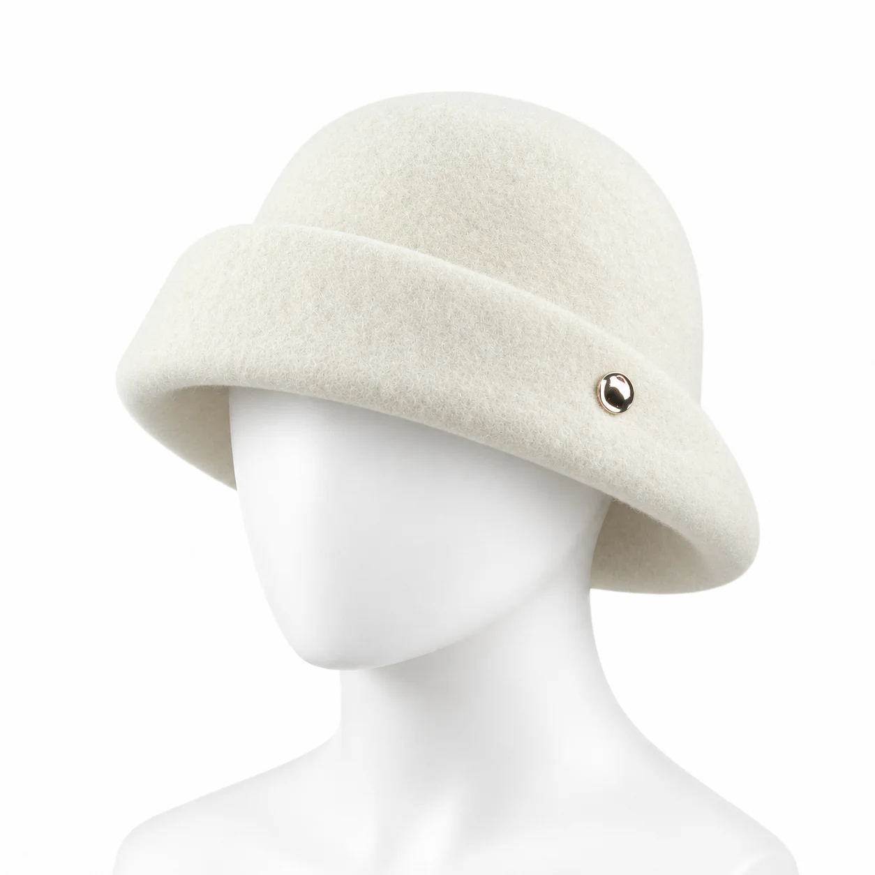 Travel Accessories Shops - Women Wool Cloche Hat Winter Felt