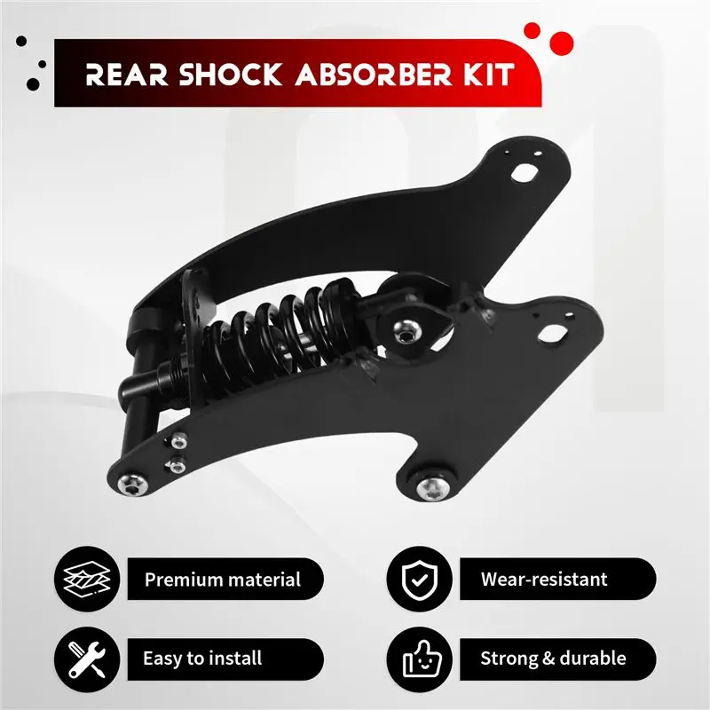 A85E-Rear Suspension Shock Absorber For Xiaomi Pro2 For Pro Electric Scooter Accessories Black