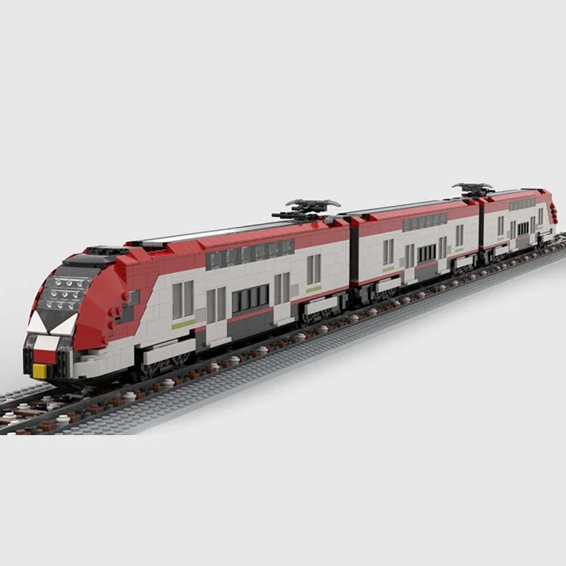 Technische Moc Bakstenen Auto Model Ons Regionale Californian Trein Modulaire Bouwstenen Geschenken Speelgoed Voor Kinderen Diy Sets Assembleren