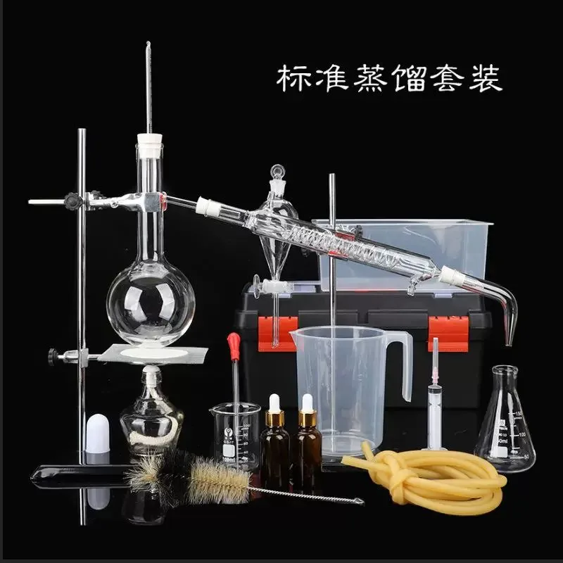 500/1000ML Essential Oil Extraction Separator Device Small Distillation Set Pure Dew Purification Chemical Experimental Equipme
