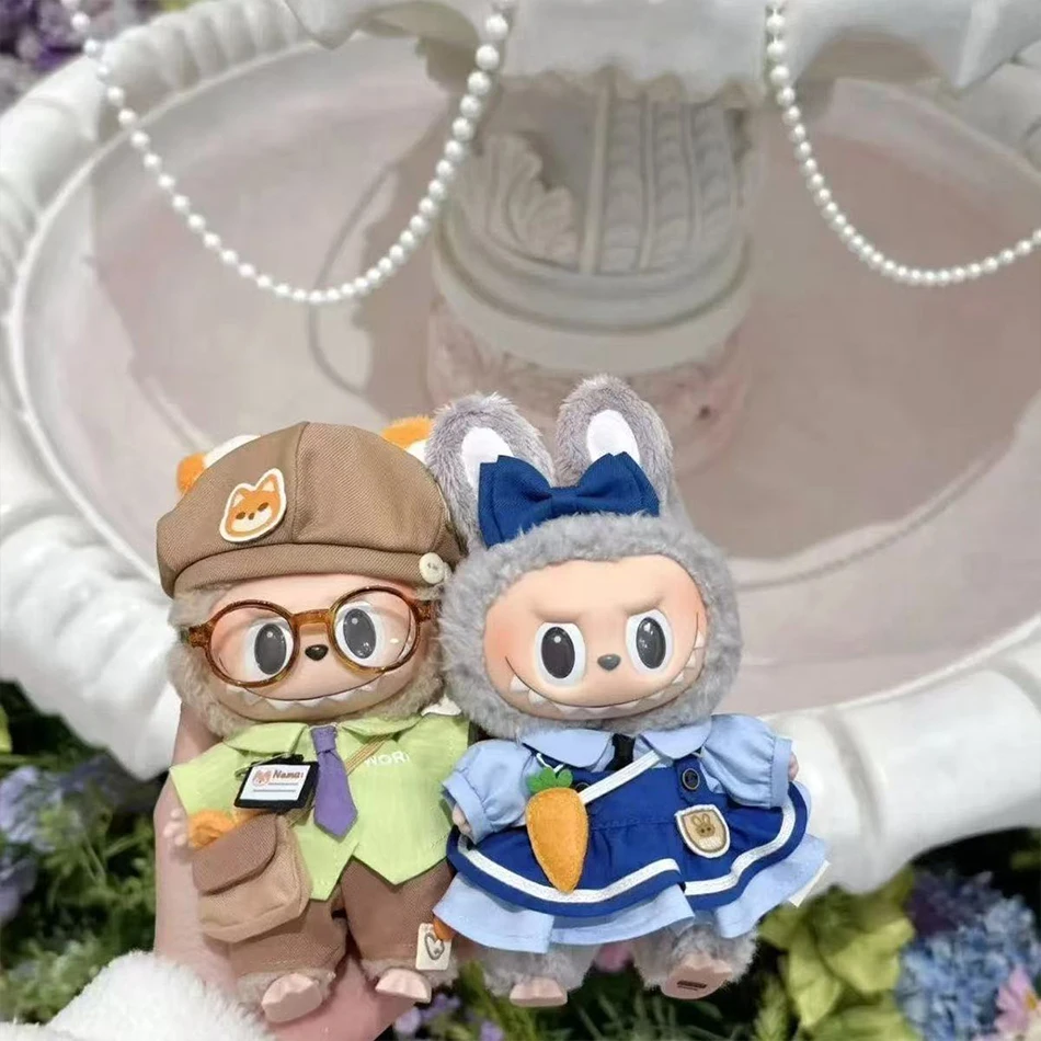 15-17 cm Für Labubu Puppe Nick Wilde Judy Hopps Polizist Tier Cosplay Puppen Kleidung Zubehör Outfit Kleidung geschenk – Detail 13