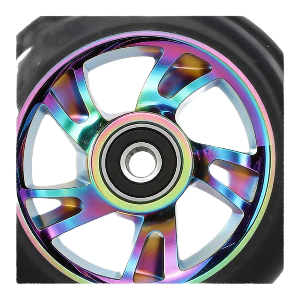 For Extreme Sports Pro Scooter Wheels Polyurethane Material Strong Load-Bearing Capacity Wear Resistance CNC Processed