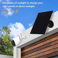 AS94-6W Solar Panel Waterproof Outdoor Hiking And Camping Portable Doorbells Security Cameras Lights Charging Panel Type-C