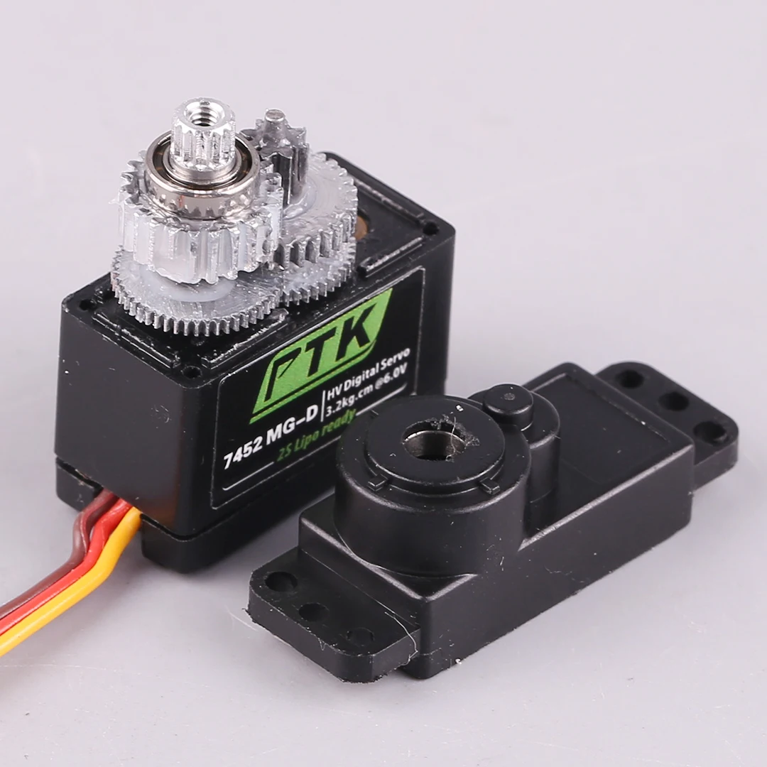 PTK 7452 MG-D 9g Digital Servo Metal Gear for EPP F3P Glider RC Model Car Helicopter Airplane Hitec HS-65 same level