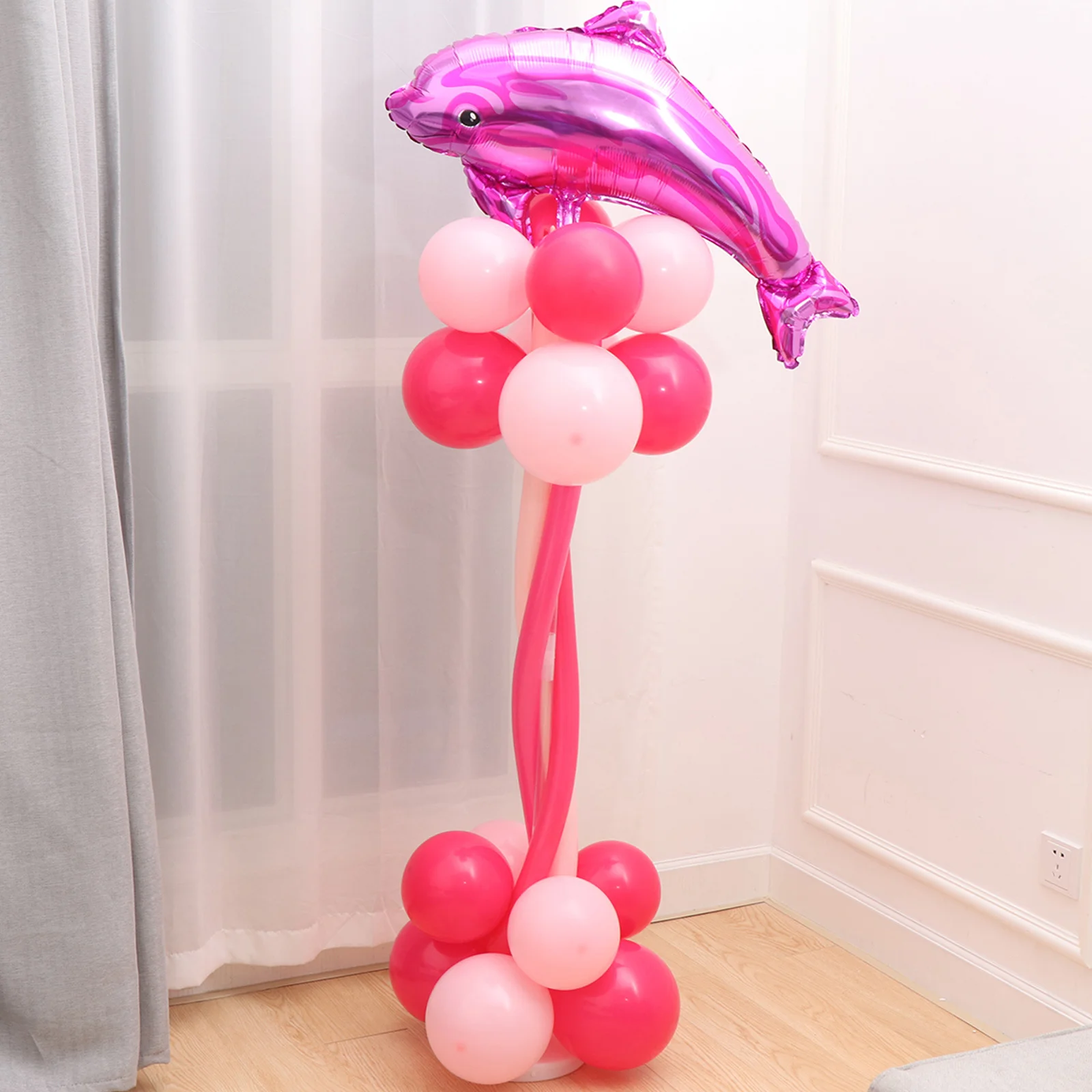 

3Sets Balloon Column Stand Balloon Arch Base Stable Holder Quick Assemble Perfect for Wedding Party Birthday Decorations