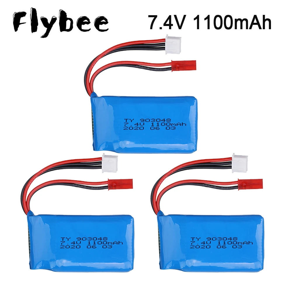 7.4 V 1100 mah bateria lipo dla Wltoys A949 A959 A969 A979 K929 bateria 7.4 V 1100 mah 25c bateria Lipo dla RC Wltoys części samochodowe