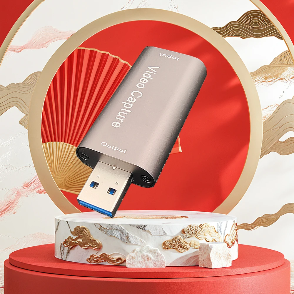 Youtube OBS 라이브 스트리밍 방송 컴퓨터 용 4K 1080P HDMI 호환 USB 2.0 USB 3.0 비디오 캡처 카드 게임 녹음 상자
