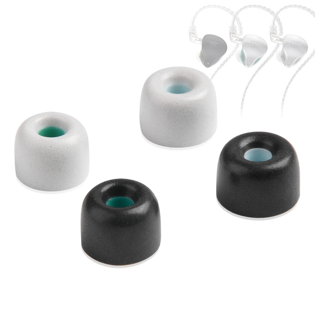 4Pcs Memory Foam Ear Tips for KZ AST KZ AZ09 ASX ZS10 PRO ZSX HIFI Eartips ZSN ZST AS16 V90 AS10 C12 In-ear Earphone Tips 4mm