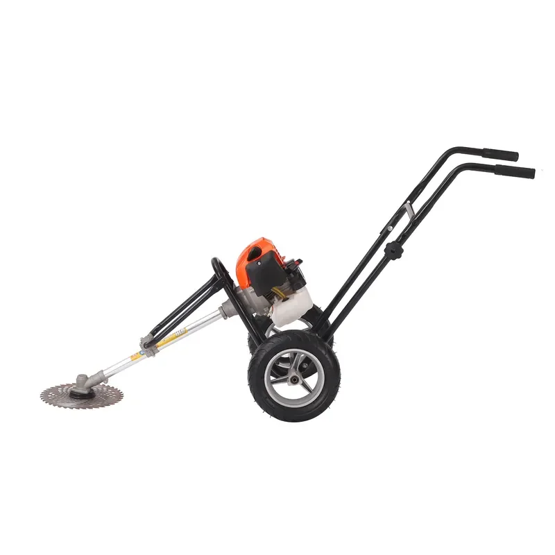 Push Lawn Mower Multi Functional Grass Cutter for Garden Orchard Farm Weeding Maintenance Tool