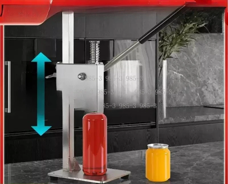 Hand Operated Capping Machine Stainless Steel Bottle Sealer for PET Cans Juice Commercial Sealing Equipment