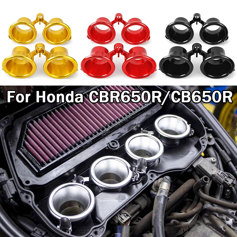 CB CBR 650 R Air Intake Cup Wind High Flow Air Filter Funnel Velocity Stack Air Intake Cup For Honda CB650R CBR650R 2019-2024