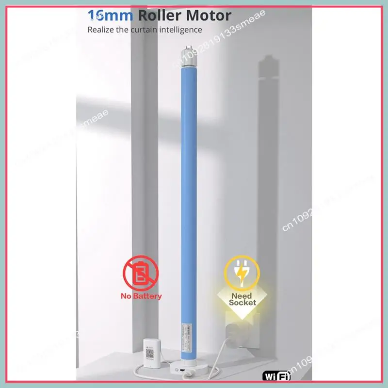 

N94R Wifi Smart Roller Shade Blinds Motor Plug-In For 17Mm/20Mm/25Mm/28Mmmm Tube Curtain Tubular Motor EU Plug Motor With R9