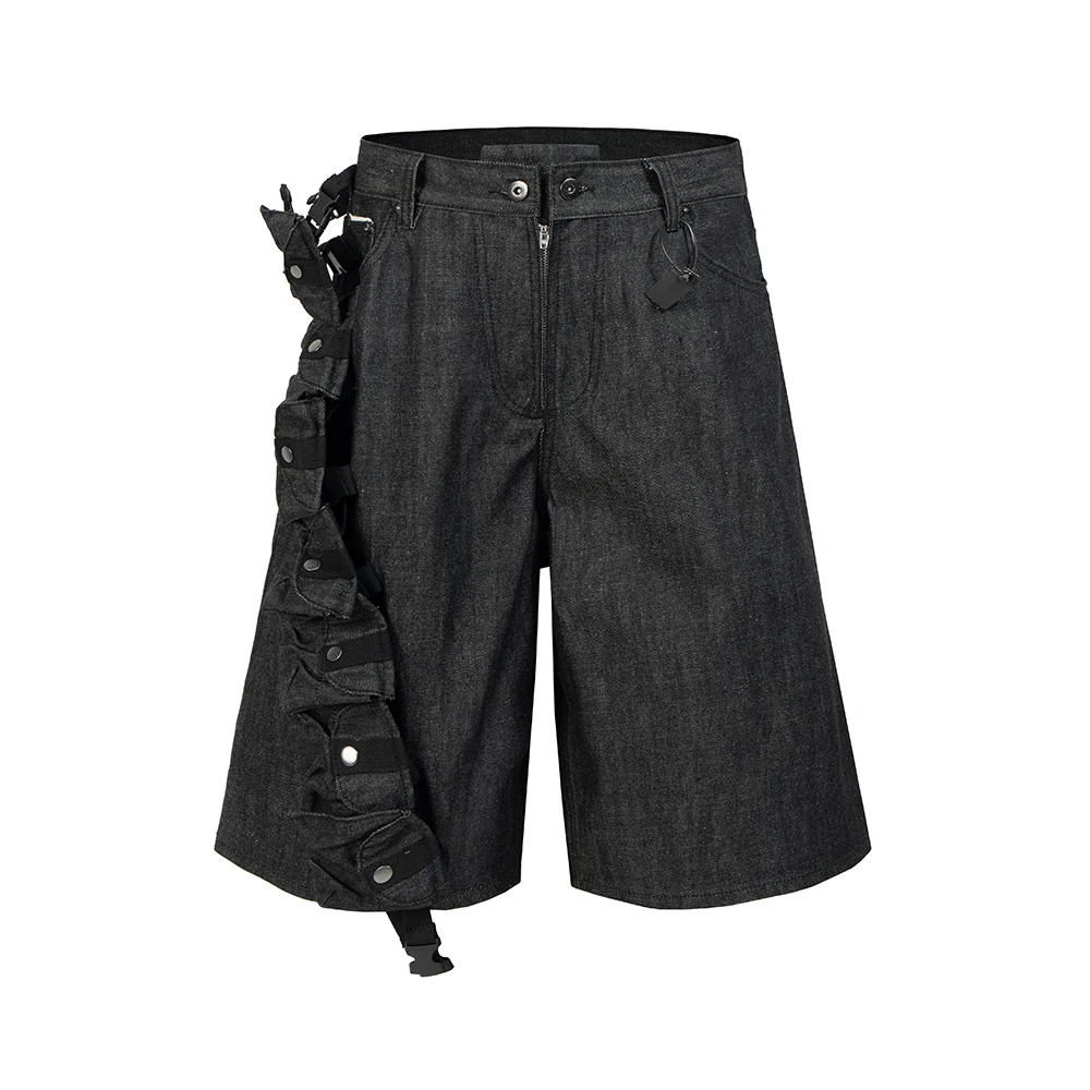New Fashion Multi-pockets Functional Cargo Shorts or Men Summer Streetwear Baggy Five Point Pants Oversized