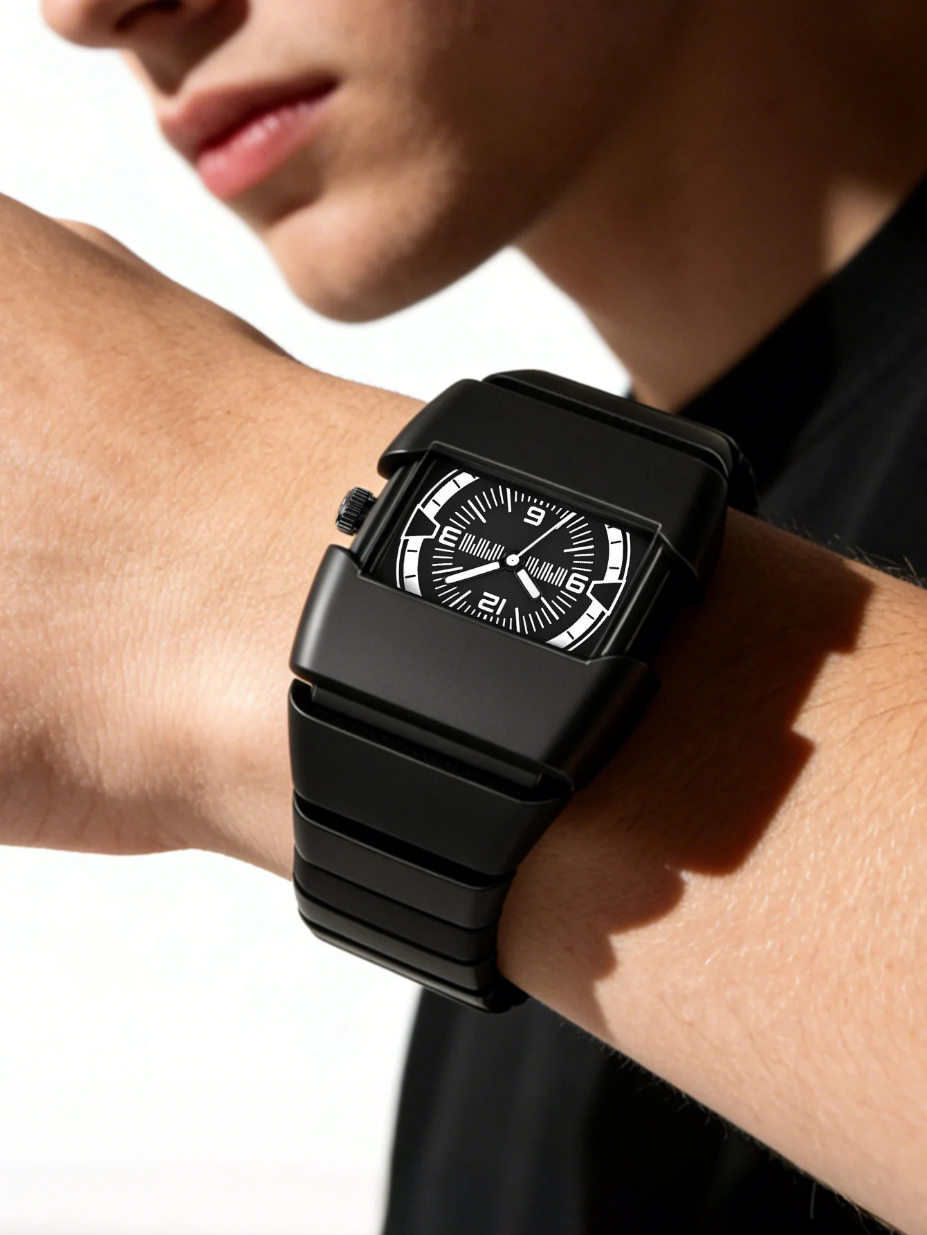Couple Digital Watches Fashion Simple Quartz Wristwatch His and Hers Electronic Watch Set for Lovers Gift