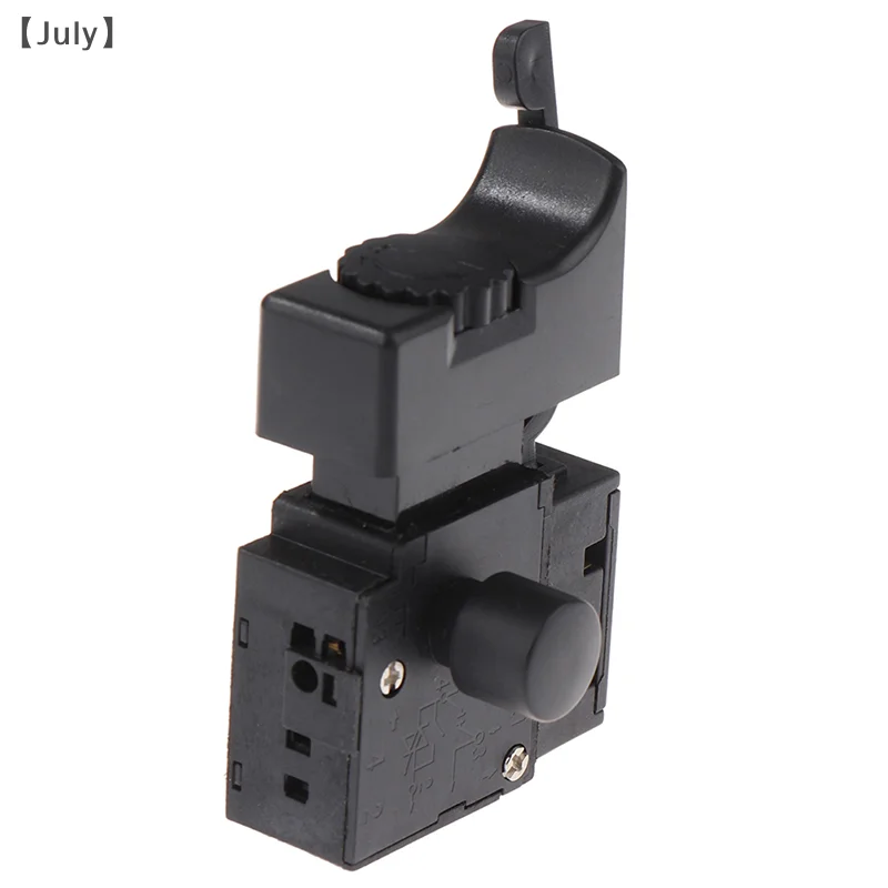 1 buah FA4-6/1BEK , FA2/61BEK hitam 6a 220/250v bor listrik tombol pemicu kontrol kecepatan