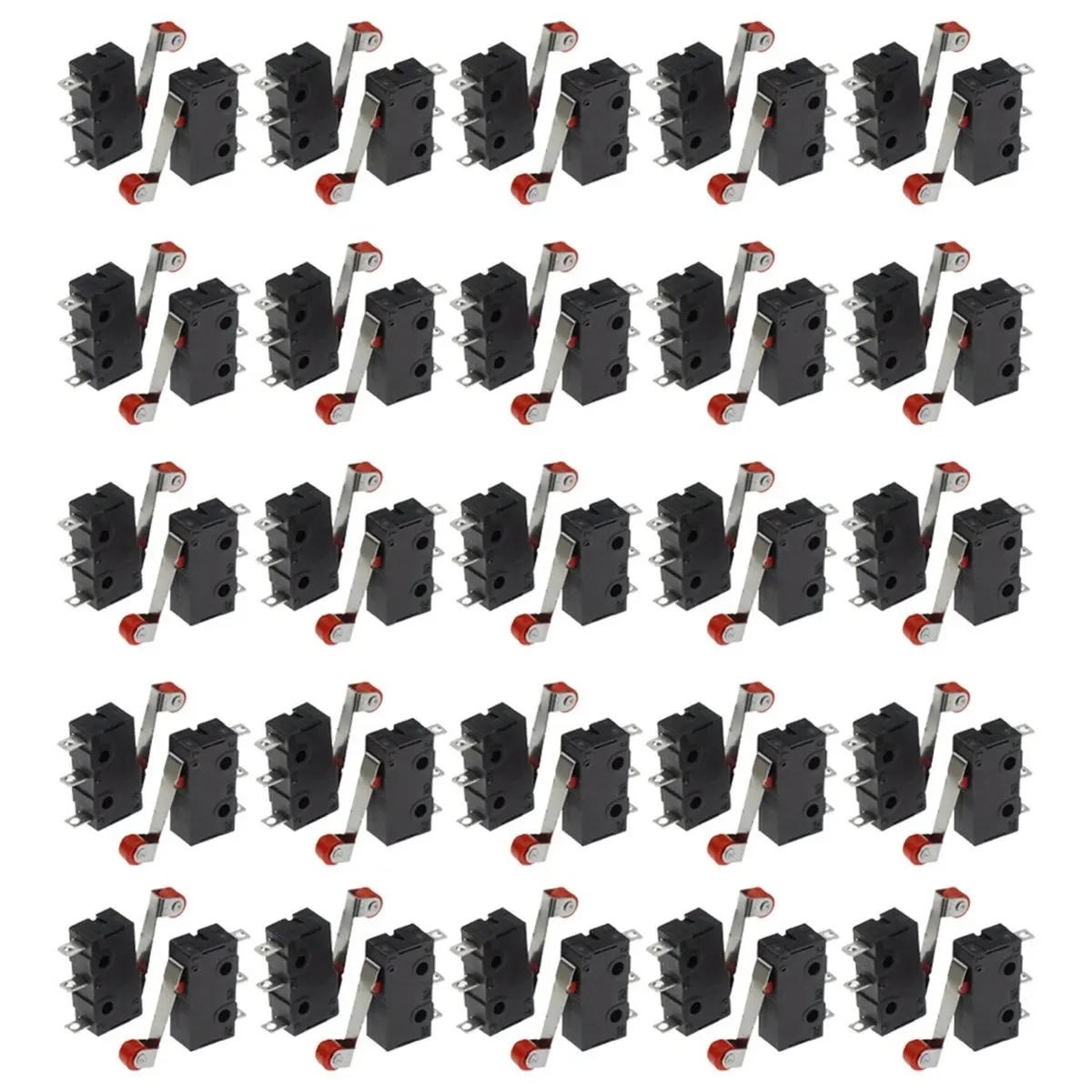 Best sales 2026 50PCS Micro Roller Lever Arm Limit Switch - NO/NC (Normally Open/Normally Closed), Models KW11-3Z