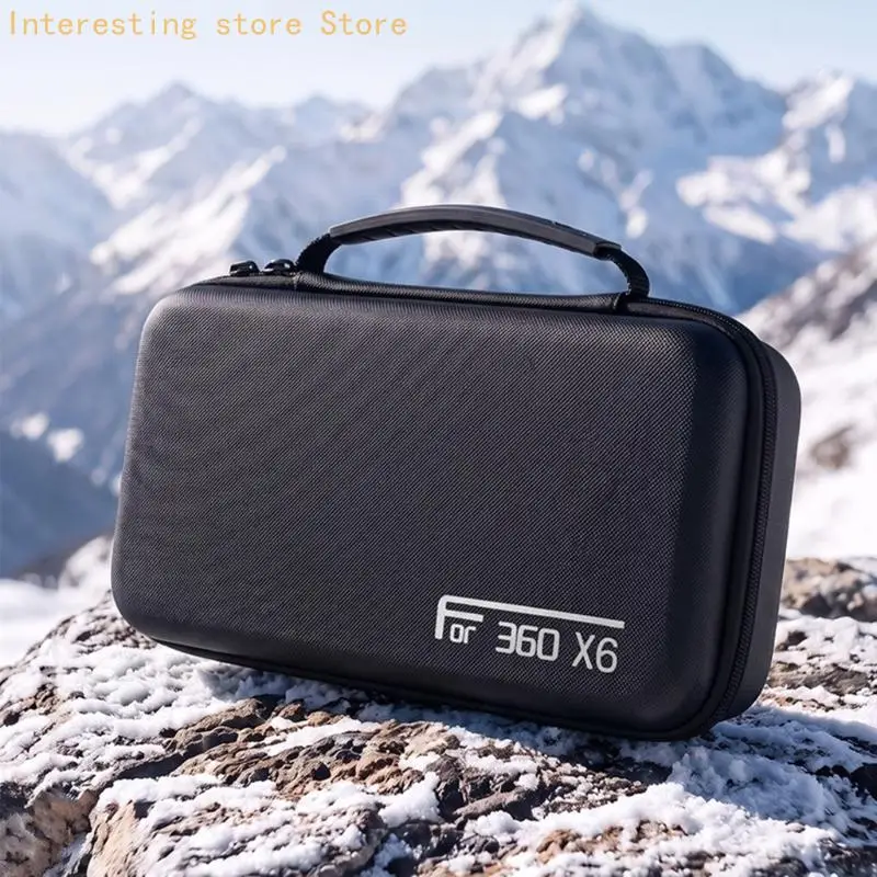 Camera Case for X6 Camera EVA Shell with Mesh Pocket Shoulder Strap for Travel 55KC
