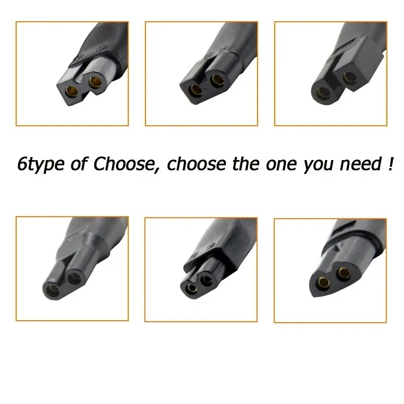8 Replacement Power Cords, 5V Charger, USB Adapter Compatible with Various Electric Hair Clippers, Shavers and Trimmers