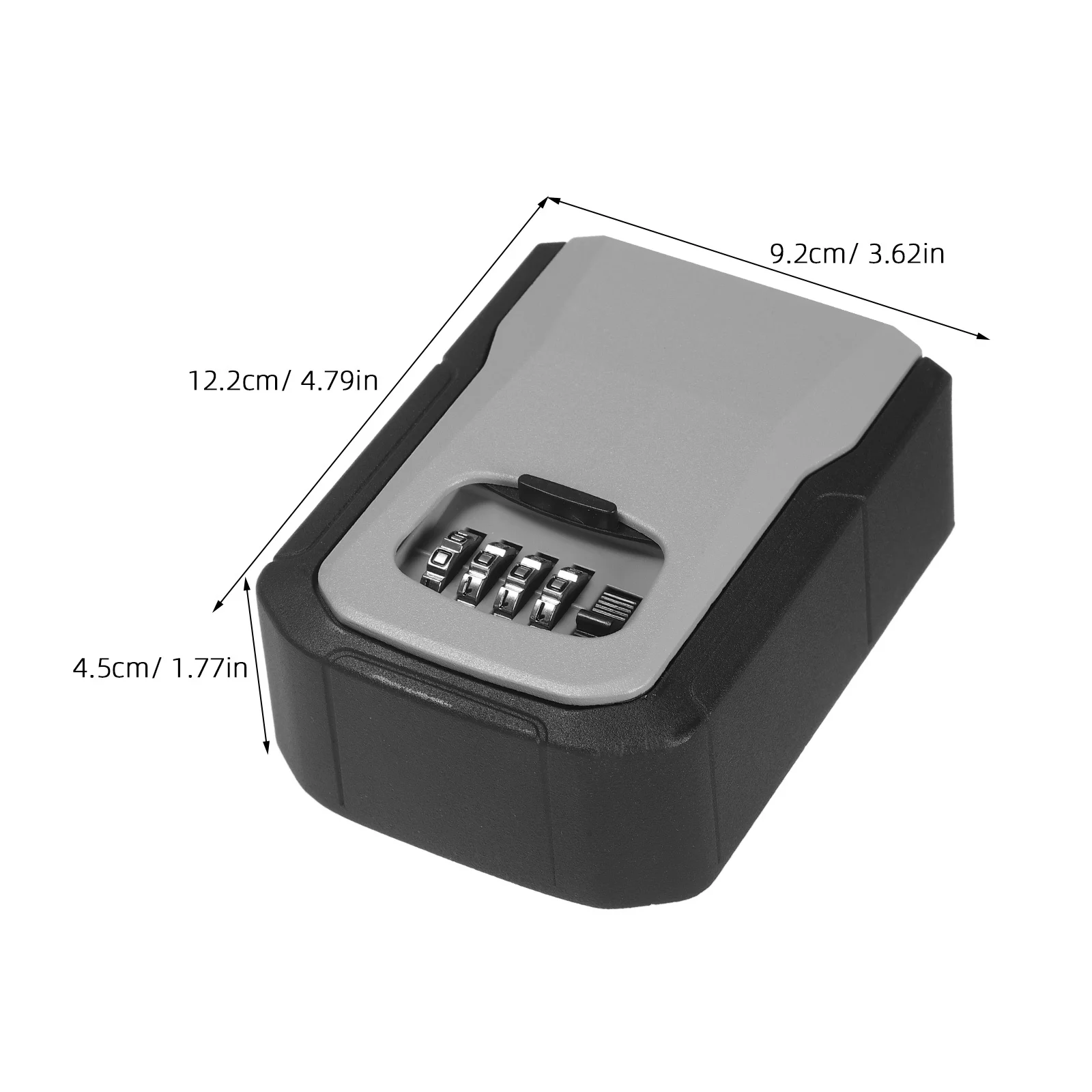 سبائك الألومنيوم مفتاح اقفال الصناديق مانعة لتسرب الماء مزيج آمن رمز تخزين كلمة المرور مكتب المنزل