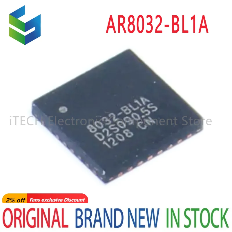 10PCS~50PCS/LOT 100% New 8032-BL1A AR8032-B AR8032-BL1A AR8032-BL1A-R QFN32