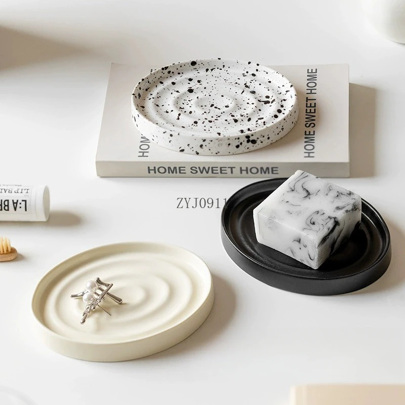 *Drain Soap Box Household No Punching Bathroom Hand Wash Countertop Shelf Soap Dish