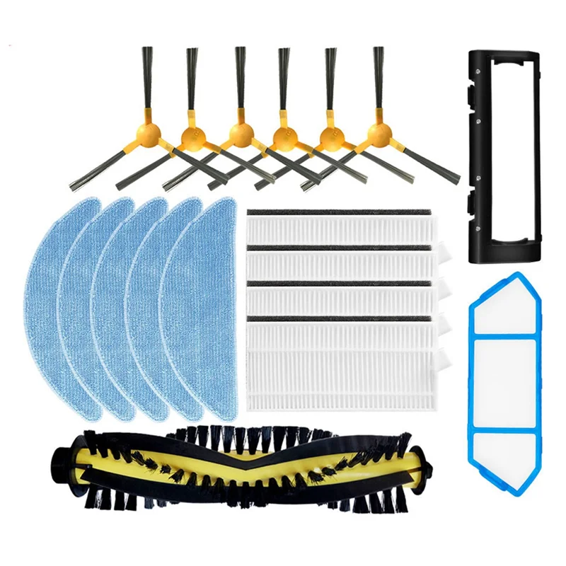 

Hepa Filter Mop Brush for Neatsvor X500 X520 X600 Pro Tesvor X500 T8 S6 Ikhos Create NetBot S15 Vacuum Cleaner Parts