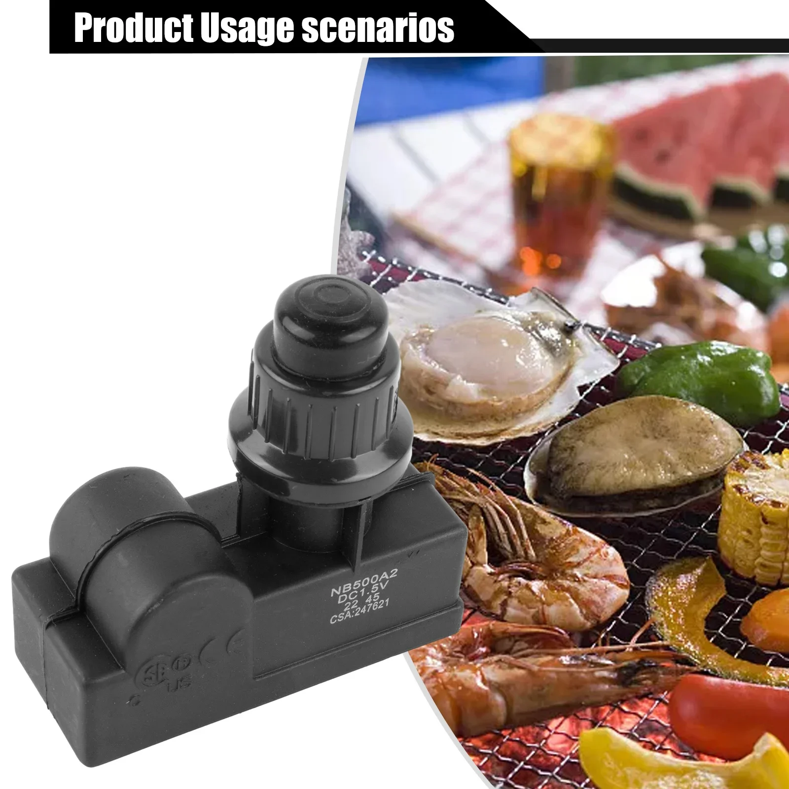Encendedor de horno, encendedor de parrilla de Gas para Broil King, 2 estilos de salida, accesorios de cocina al aire libre de Metal y plástico, herramientas para barbacoa