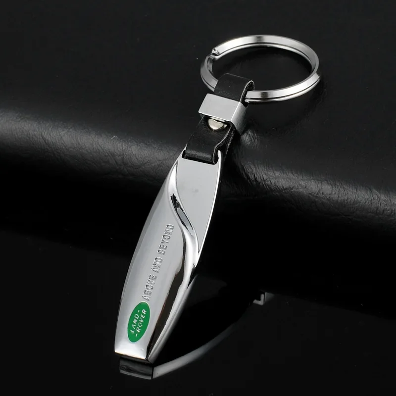 Alloy Car Key Chain Keyring for Land Rover Range Rover Evoque Defender Freelander Discovery Velar Keychain Holder Accessories