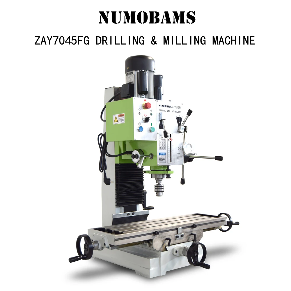 NUMOBAMS ZAY7045FG 1.5KW(2HP)  Tapping Drilling & Milling Machine