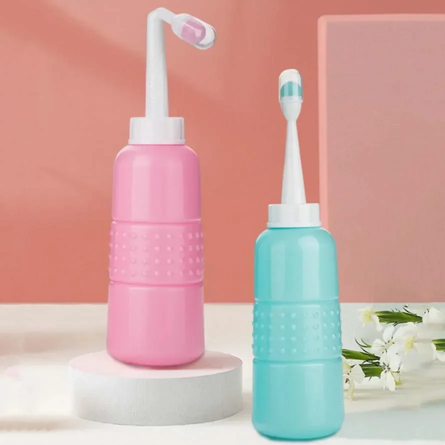 500ML Portable Bidet Rinse Bottle Mini Handheld Feminine Clean Care Perineal Washer for Postpartum Maternity Travel Use