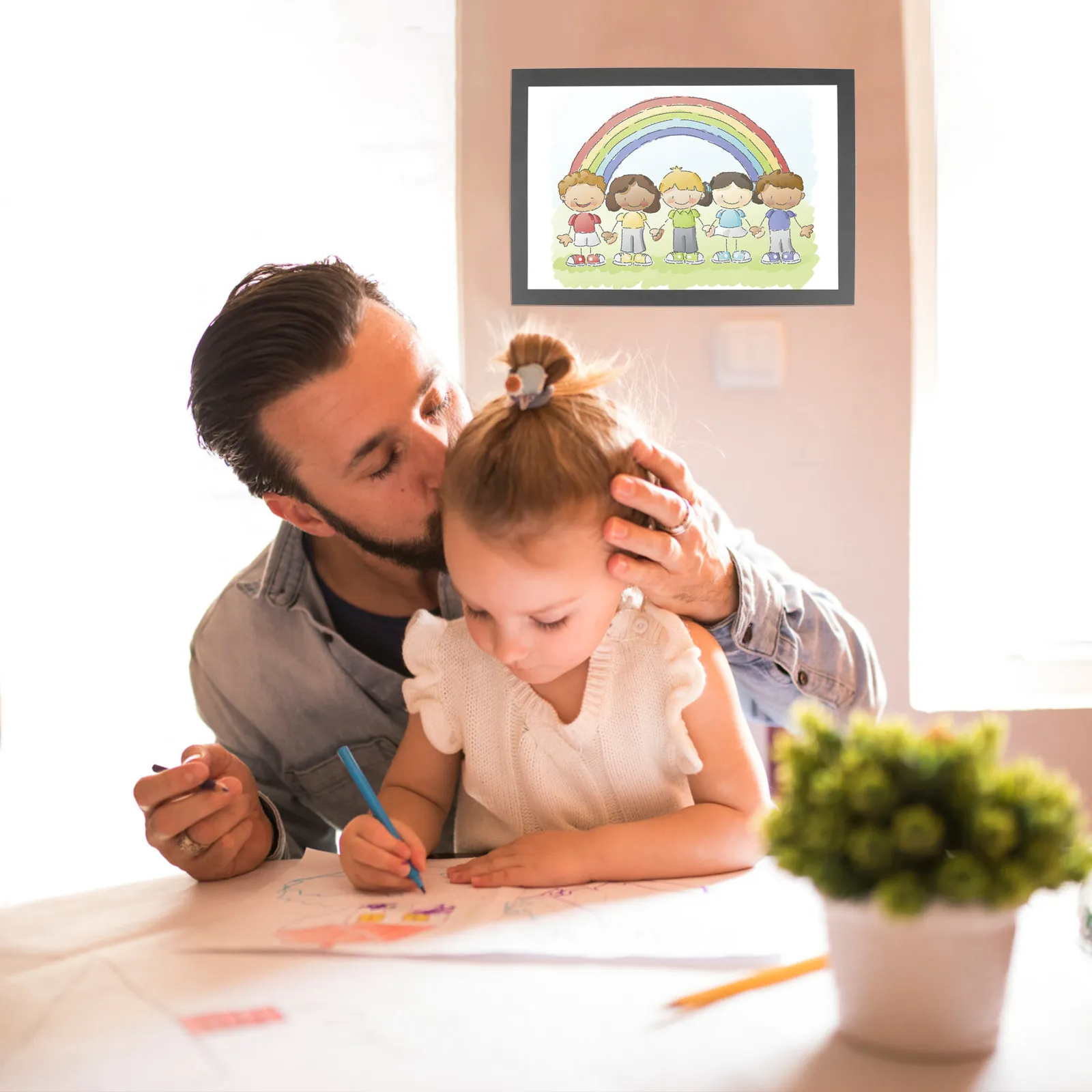 20 Sheets Colorful Drawing Paper Frame Strong Sturdy for DIY Painting Art Projects Decorative Mounting Paper