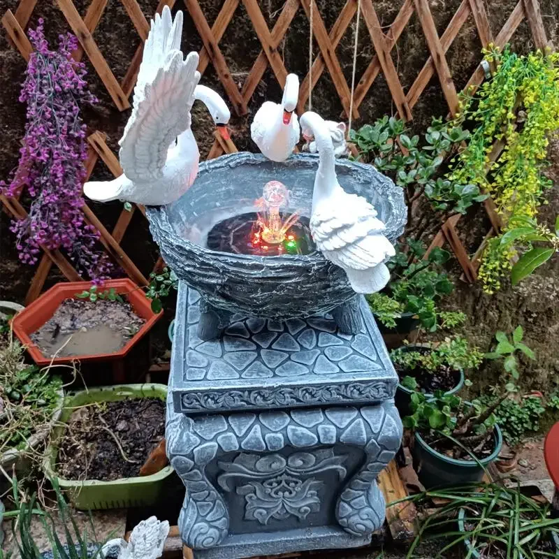 

Outdoor courtyard decoration imitation stone pier flower pot placement base B & B villa terrace balcony garden landscaping