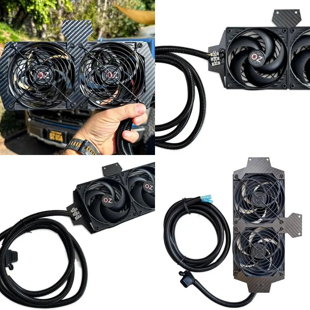 

Двойной автоматический охлаждающий вентилятор для холодильника RV, тихий, 12 В, совместимый с прицепом Dometic Norcold Motorhome