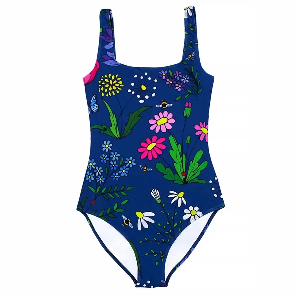 

Batoko New Swimwear Women Simple Print Support Swimsuit Comfortable And Durable Swimwear For Ocean Winter Summer Swimming