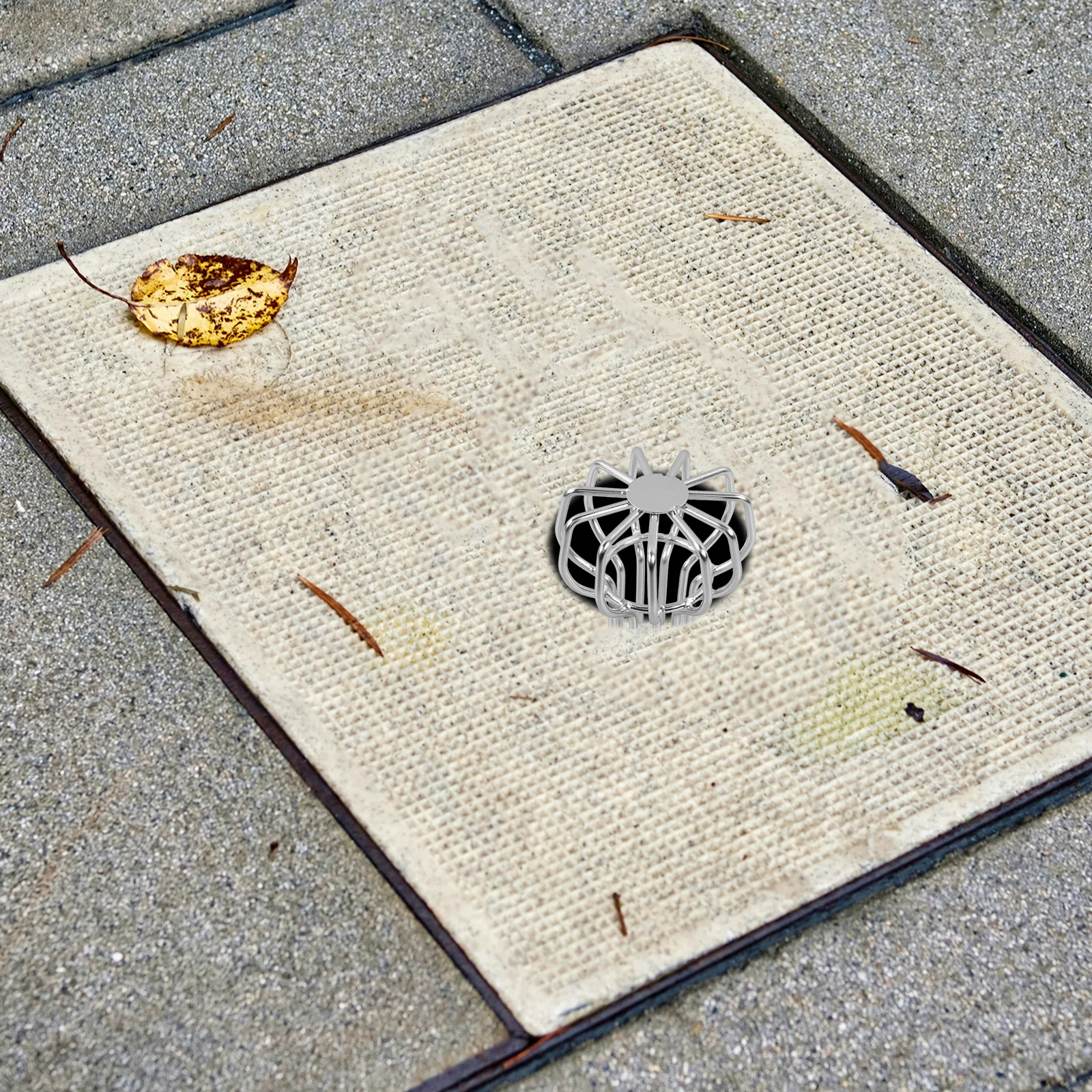 

Roof Drain Filter Mesh Gutter Guard Anti-Block Leaves Catcher Smooth Line Outdoor Drain Cover Roof Downspout Guard Protector
