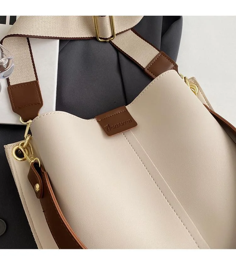 Large capacity for women in autumn winter, versatile 2023 new broadband crossbody bag, textured single shoulder mother_voghion.com