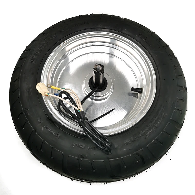 225/40-10 Front Wheel Tubeless Tire 60V 2000W Motor  Hub for Citycoco Electric Scooter/bike Modification Parts