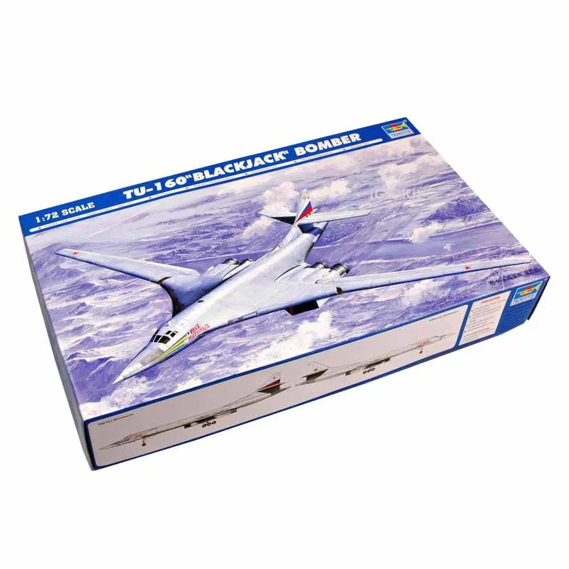 Trumpeter 01620 1/72 Scale Tupolev Tu160 Tu-160 Blackjack Strategic Bomber Aircraft Plastic Assembly Model Building Kit Toy Gift