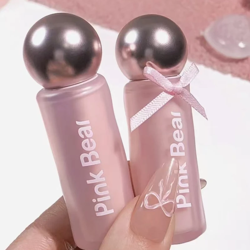 

Pinkbear Lip Paste Lip Glaze Does Not Fade Stick To Cups Moisturizing Non Drying Matte Long-lasting Lipstick Cute Makeup