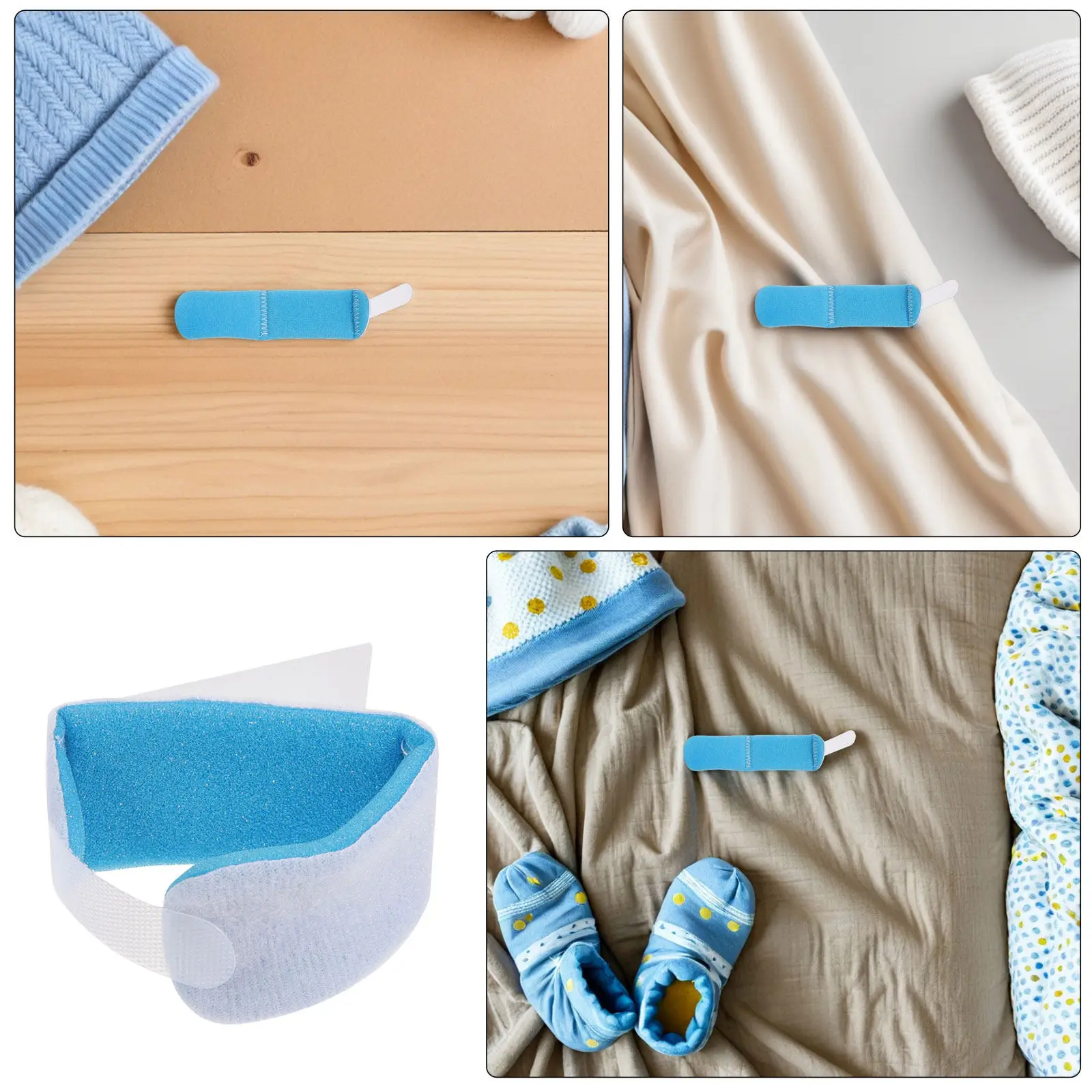 5Pcs Child Id Wristbands Baby Identification Soft Sponge Adjustable Safety Bracelet Kids Anti-Lost Band Hospital Kindergarten