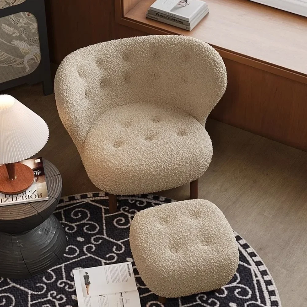 مسند للقدمين كرسي الزفاف الحديث شرفة ماكياج صالة كرسي القراءة حفلة Articulos Para El Hogar ديكور المنزل #5