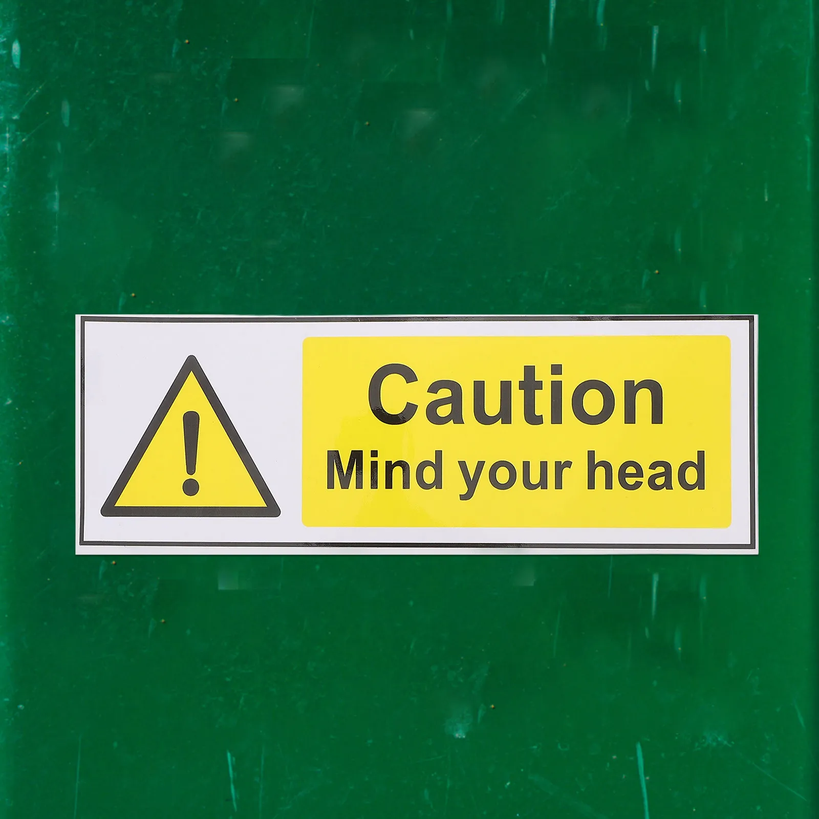 

2 Sheets Safety Warning Stickers PP Synthetic Paper Caution Sign Self-Adhesive for Machinery Industrial Factories