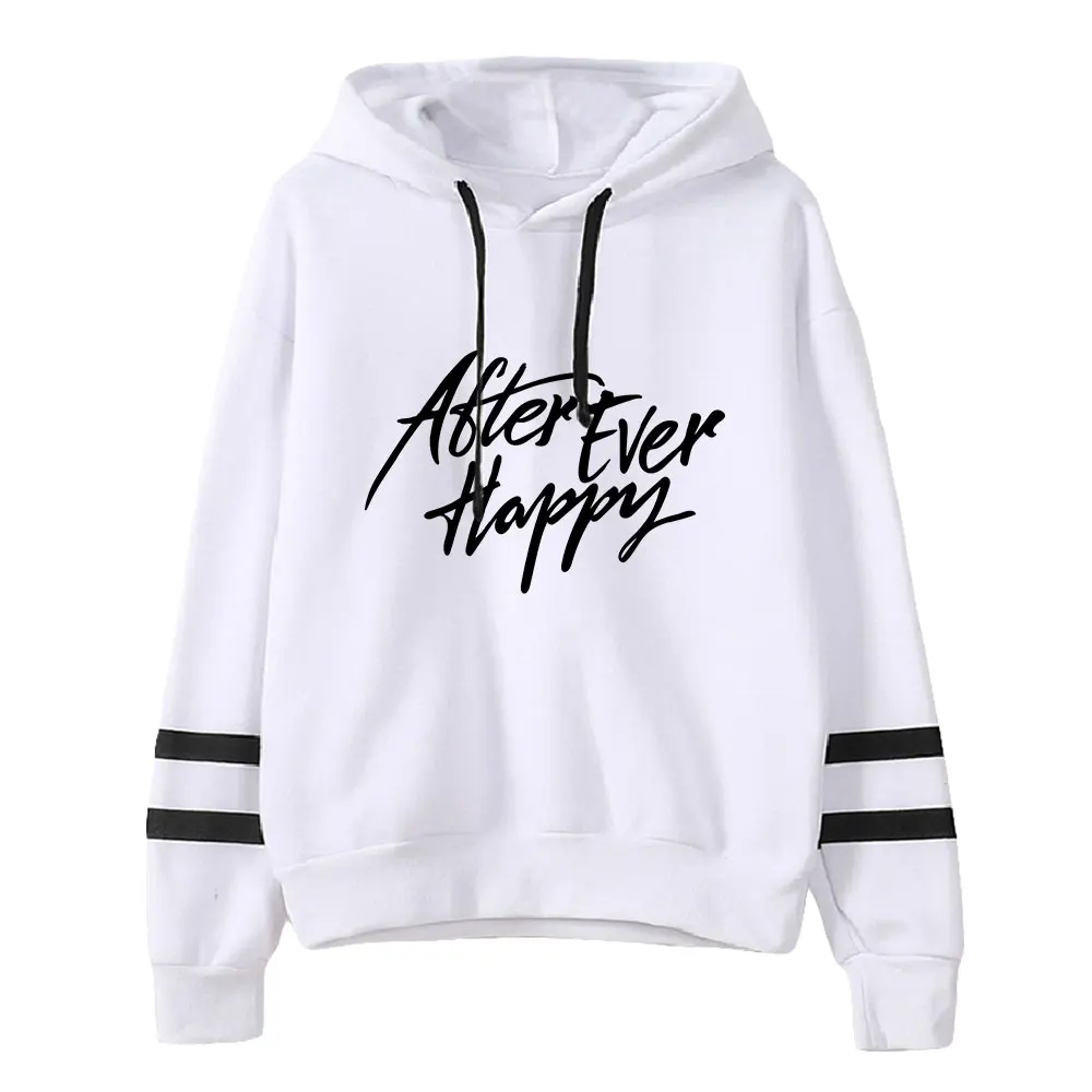 Nach immer glücklich Unisex Taschen lose Barren Ärmel Sweatshirt Frauen Männer Hoodie New American Movie Fashion Kleidung