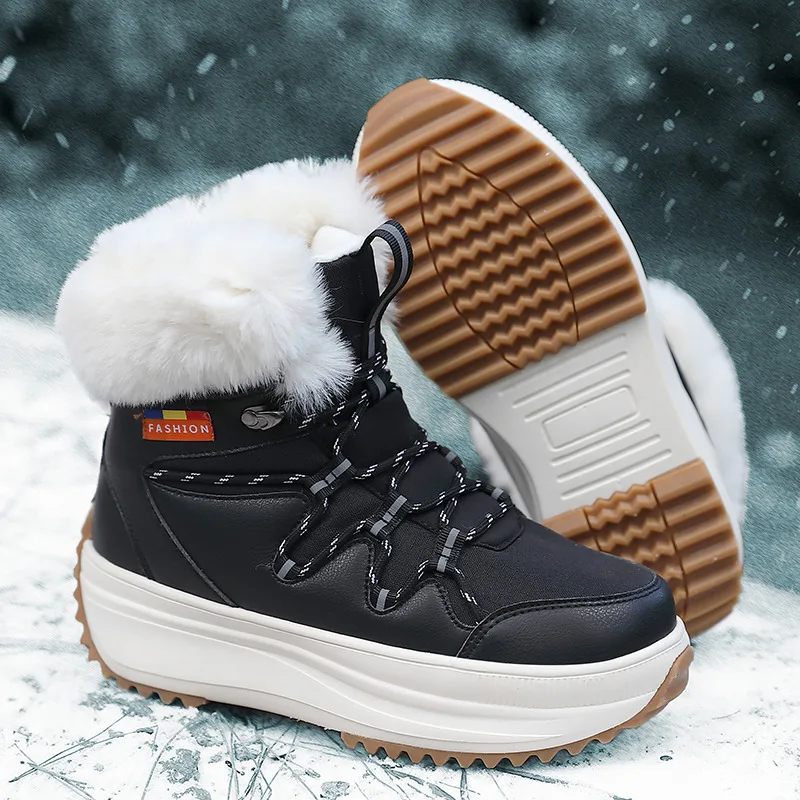 Brand Boots Women New 2023 Winter Snow Boots Women Plush Warm Ankle Boots for Women Original Winter Shoes Designer Shoes Women