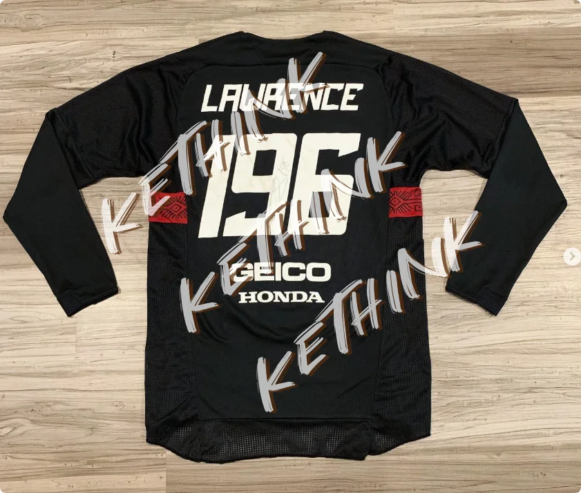 

Quick Dry Honda Motorcycle Jersey, Lawrence Long Sleeve Breathable Riding Shirt Y2K Dirt Bike and Mountain Racing, Daily Gear