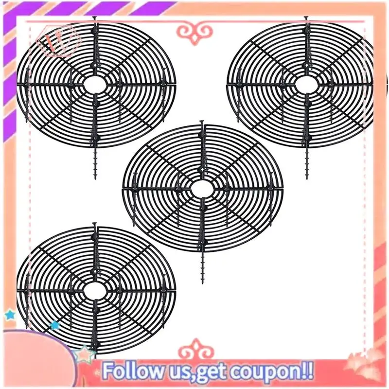 

AT84-4 Pieces Flower Pot Grid, 30 Cm Flower Pot Grid, Flower Pot Cover Plant Protection, Plant Protection Net