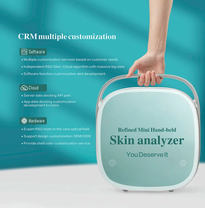 

Portle OEM Smart 3D Skin High Stility Accurate Multi-spectral Nine Dimensional Analysis Local Analysis Face Eyes